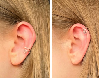 Orecchini A Clip A Forma Di Croce In Argento 925 – Finto Helix, No Piercing, Per Donna E Ragazza, Placcato Oro - 2