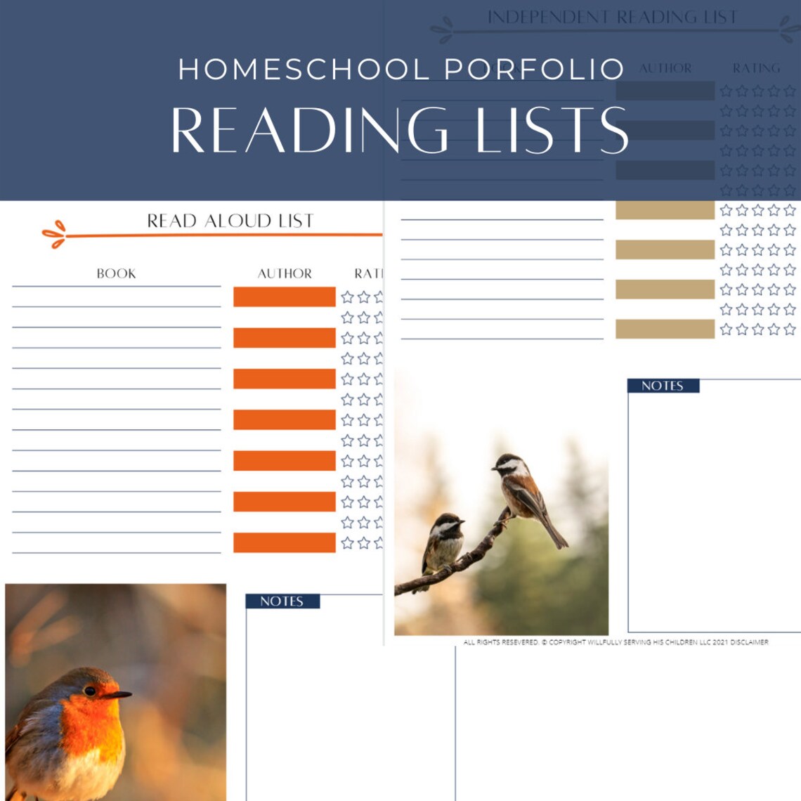 Homeschool Portfolio Printables / Homeschool Portfolio - Etsy