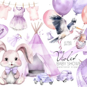 Neutral baby clipart, Newborn baby, Nursery clipart, Baby decor, Watercolor baby shower clipart, Baby boy, Baby girl clipart, 1st birthday