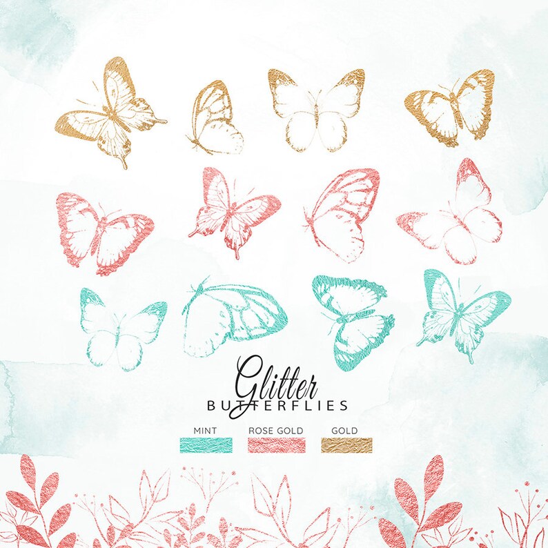 Free Free 199 Rose Gold Butterfly Svg SVG PNG EPS DXF File
