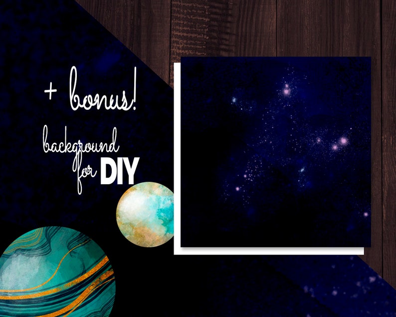 Solsystemet Clipart, Akvarell Planeter Clip Art, Rymdgrafik, Vetenskap Clip Art, Mars Jorden Jupiter Venus Saturnus, Universum Clipart, PNG bild 4