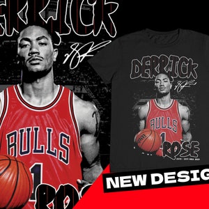 Red Text Style Derrick Rose Chicago Bulls Basketball shirt, hoodie,  sweater, long sleeve and tank top