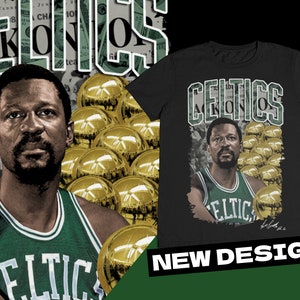 90's Bill Russell Boston Celtics Pro Player NBA T Shirt Size Large – Rare  VNTG