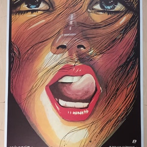 Star 80 ORIGINAL 1984 Vintage Polish Movie Poster - Bob Fosse - Eric Roberts - Maciej Woltman Art