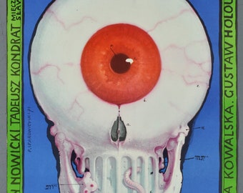 The HourGlass Sanatorium ORIGINAL 1973 Polish Movie Poster - Wojciech J. Has - Starowieyski Art