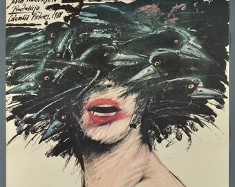 Someone to Watch Over Me ORIGINAL 1989 Ridley Scott - Polish Movie Poster - Pagowski Art