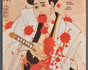 Harakiri ORIGINAL 1987 Polish Movie Poster - Masaki Kobayashi - Waldemar Swierzy Art