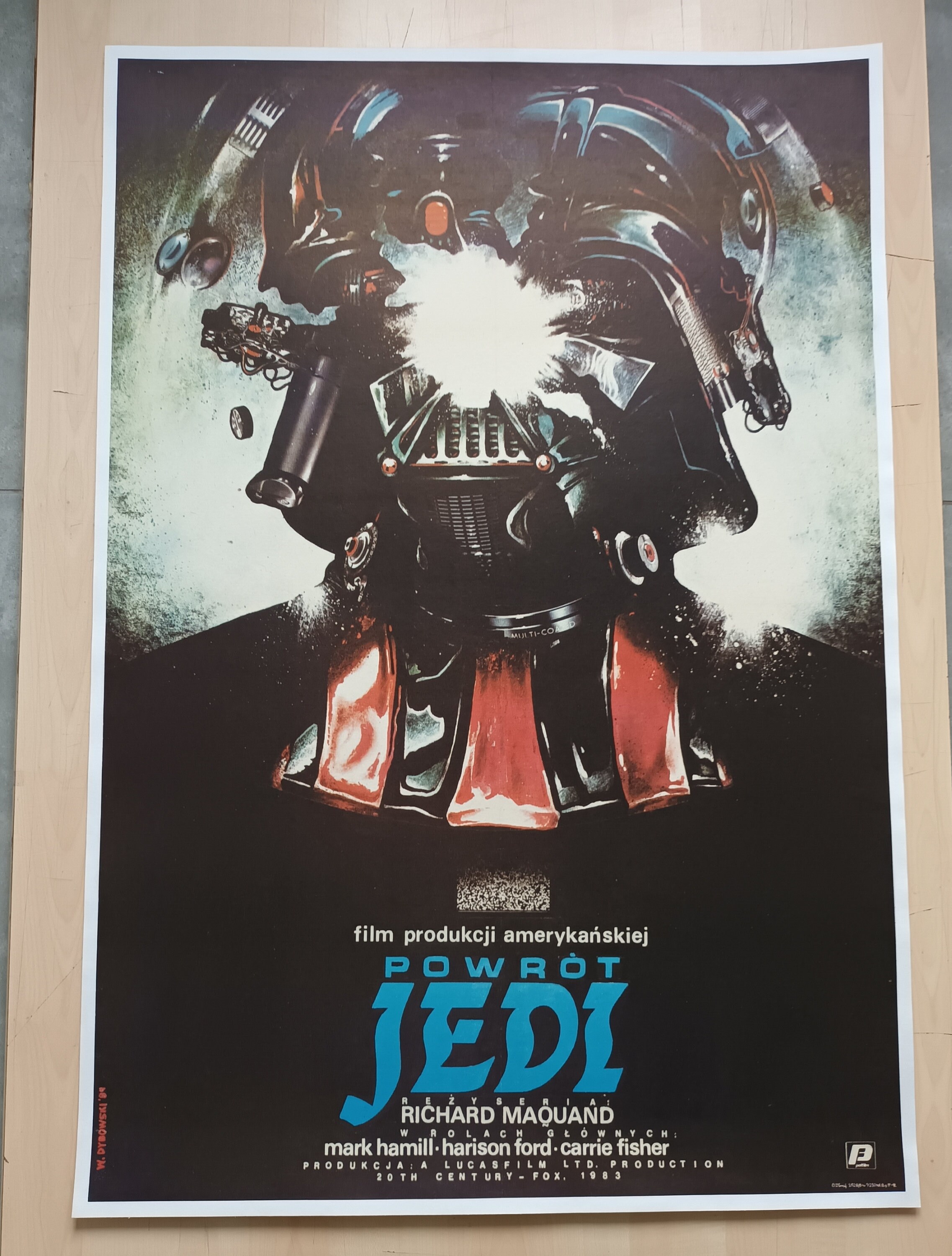 Buy Return of the Jedi ORIGINAL 1984 Vintage Polish Movie Poster