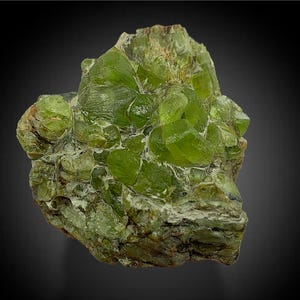 84 Gram Peridot Mineral Specimen: Lustrous Green Crystal from Pakistan