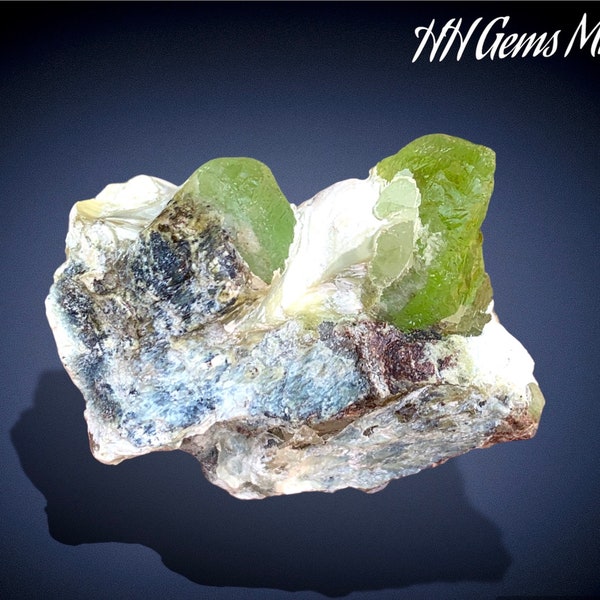 13.8 Gram Peridot Mineral Specimen, Lustrous Green Peridot, peridot on Matrix Specimen, Green Peridot Bunch From Supat Kohistan Pakistan