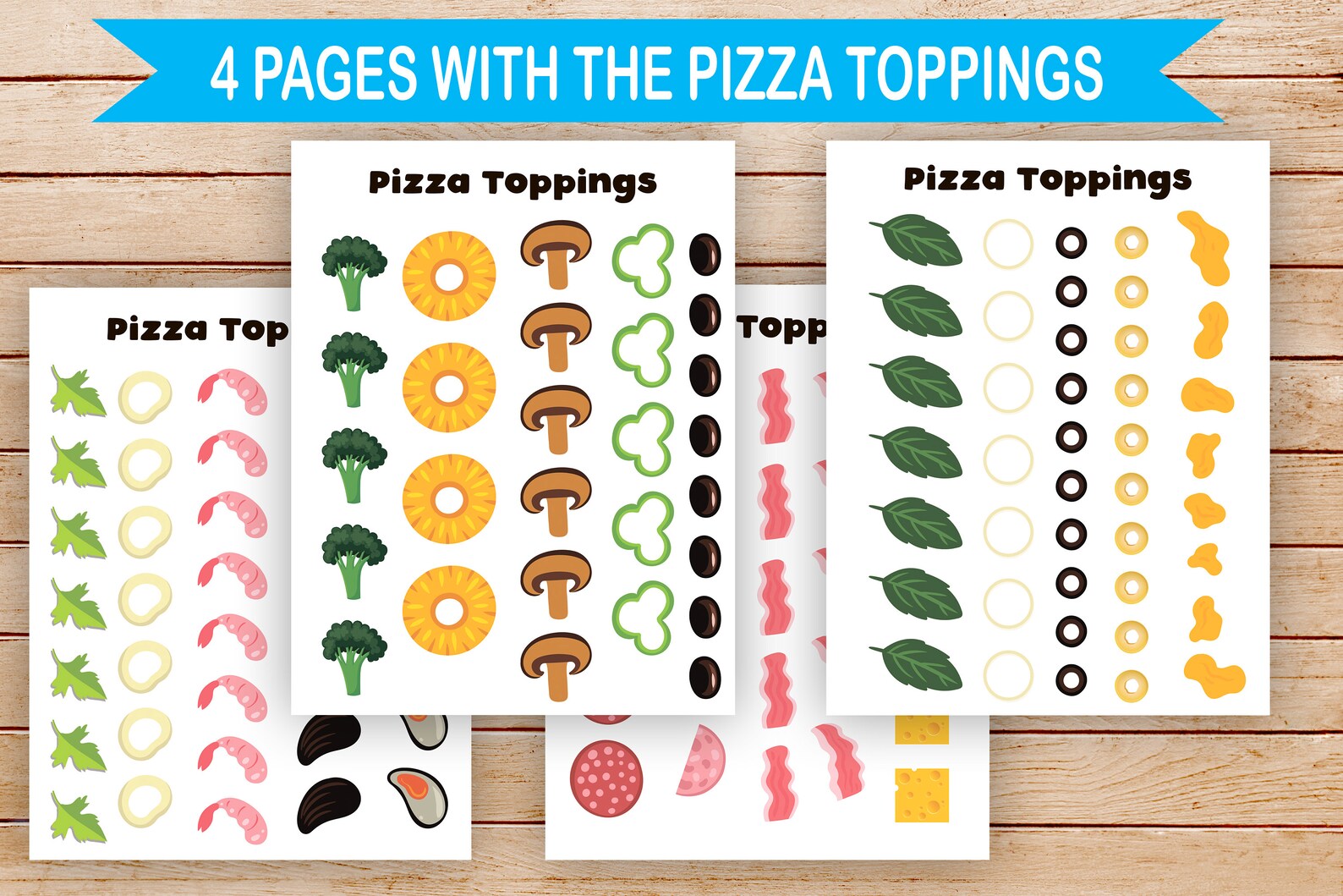 Printable Pizza Toppings Game Pizza Party Create Your Own Pizza Printable Pizza Toppings Game Pizza Party Create Your Own Pizza
