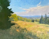 Original Oil Painting | Olana Overlook | Hudson Valley Painting