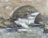 Original Oil Painting | Rockaway River Boonton | Early Spring Plein Air