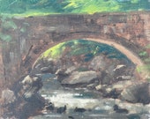 Original Oil Painting | Rockaway River Boonton Plein Air