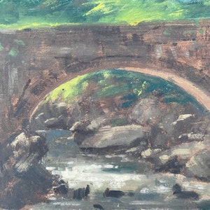Original Ölgemälde | Rockaway Fluss Boonton Plein Air