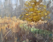 Original Oil Painting | Winter Day at Holmdel Park plein air