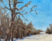 Original Oil Painting | Winter Shadows
