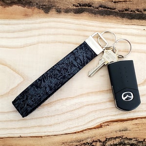 Porte-clés noir, lanière ou porte-clés, porte-cartes photo, bracelet, porte-clés, porte-badge, porte-clés en tissu, dragonne pour téléphone, cadeau de moins de 20 ans