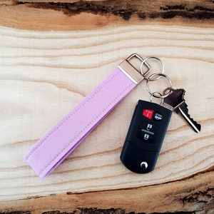 Porte-clés avec bracelet, porte-clés, porte-clés, dragonne lavande pour clés, porte-clés lanière pour enseignant, accessoires pour clés de voiture