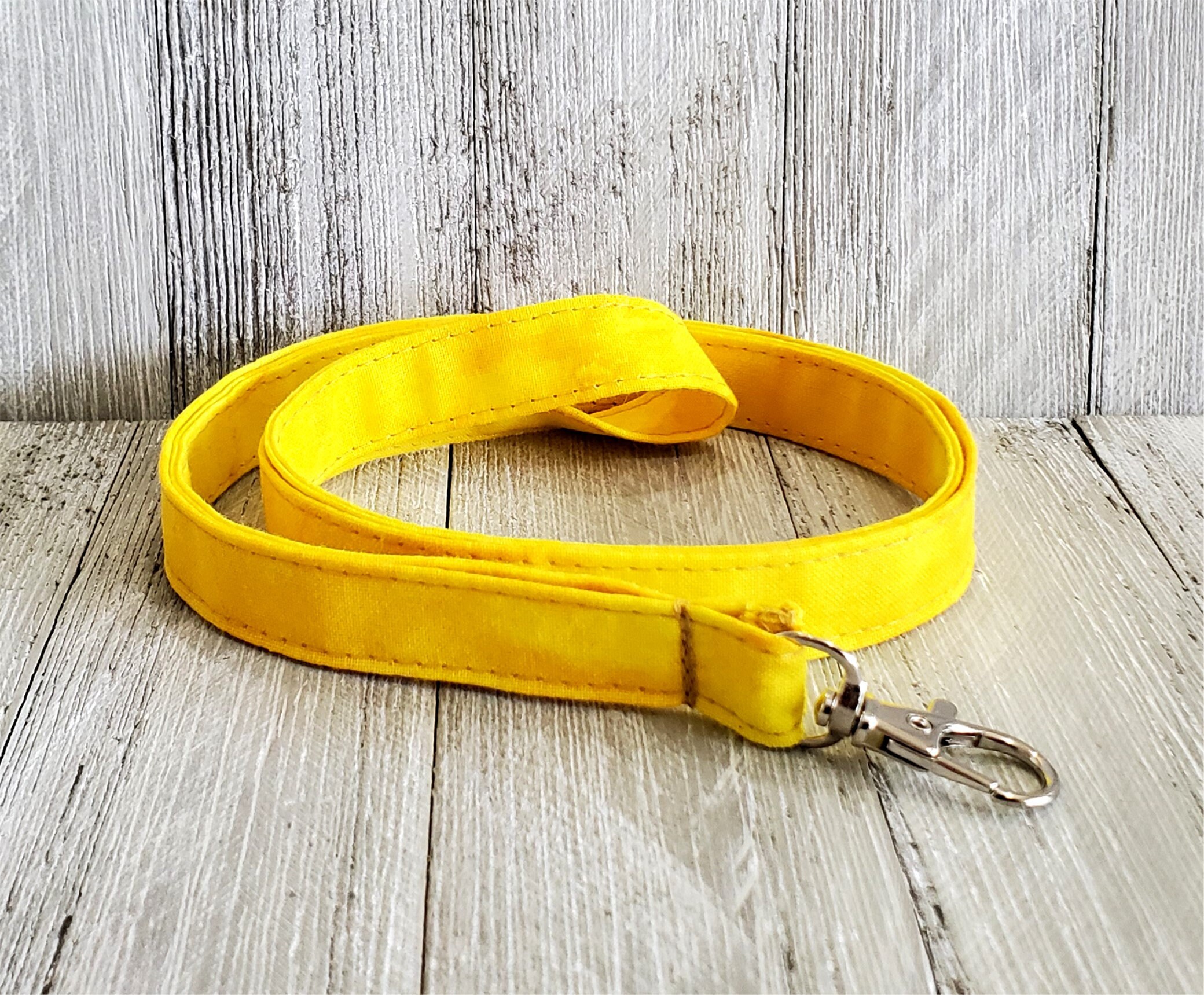 Sunshine Yellow Lanyard ID Badge Lanyard Skinny Neck Etsy