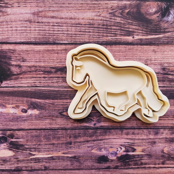 Fjord horse - cookie cutter set