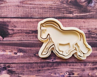 Fjord horse - cookie cutter set