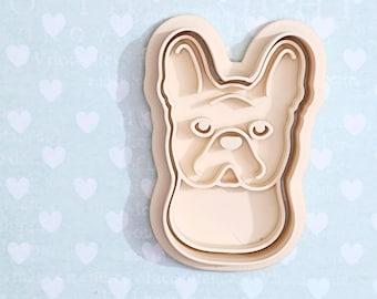 Franse Bulldog - set koekjesvorm