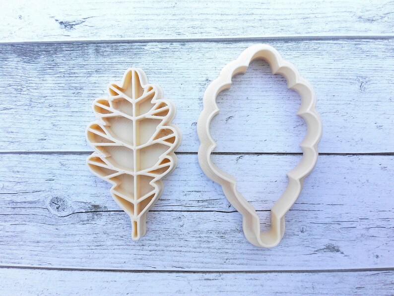 Oak Leaf Cookie Cutter Set Etsy