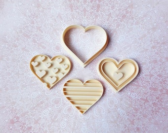 Hearts - cookie cutter set