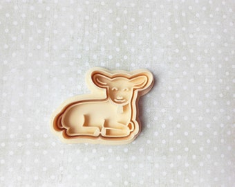 Lying lamb  - cookie cutter set