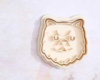 Chat persan - set d'emporte-pièces