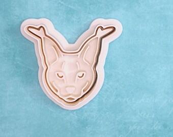 Caracal, tête - set d'emporte-pièces