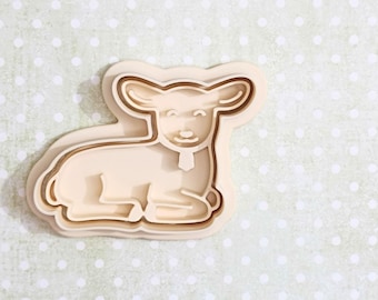 Agneau couché - set d'emporte-pièces