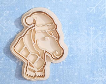 Kerstpaard: koekjes uitsteker