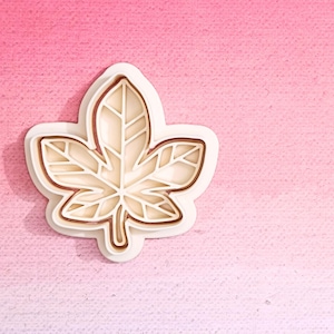 Chestnut leaf - cookie cutter set