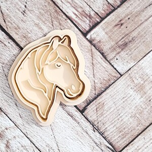 Horse, head - cookie cutter set