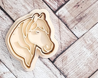 Cabeza de caballo - juego de cortadores de galletas
