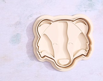 Badger, head - cookie cutter set