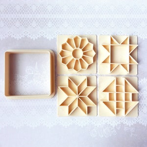 Patchwork cookie cutter set image 1