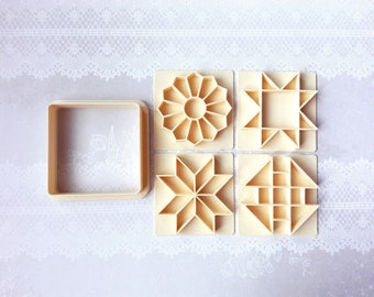 Patchwork - cookie cutter set