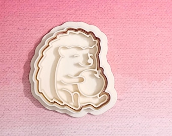 Autumn hedgehog - cookie cutter set