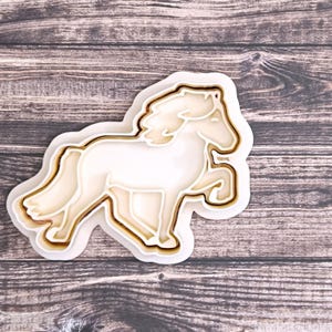 Cavallo islandese - set di formine per biscotti