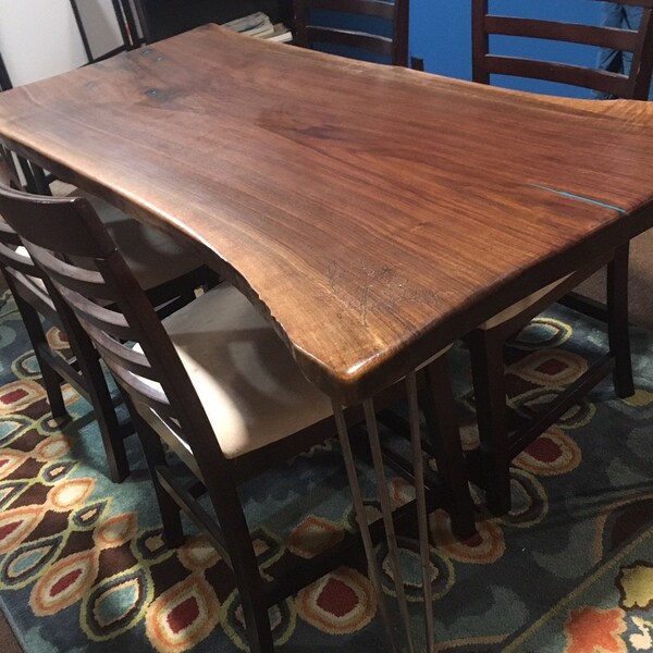 Live Edge Table Etsy