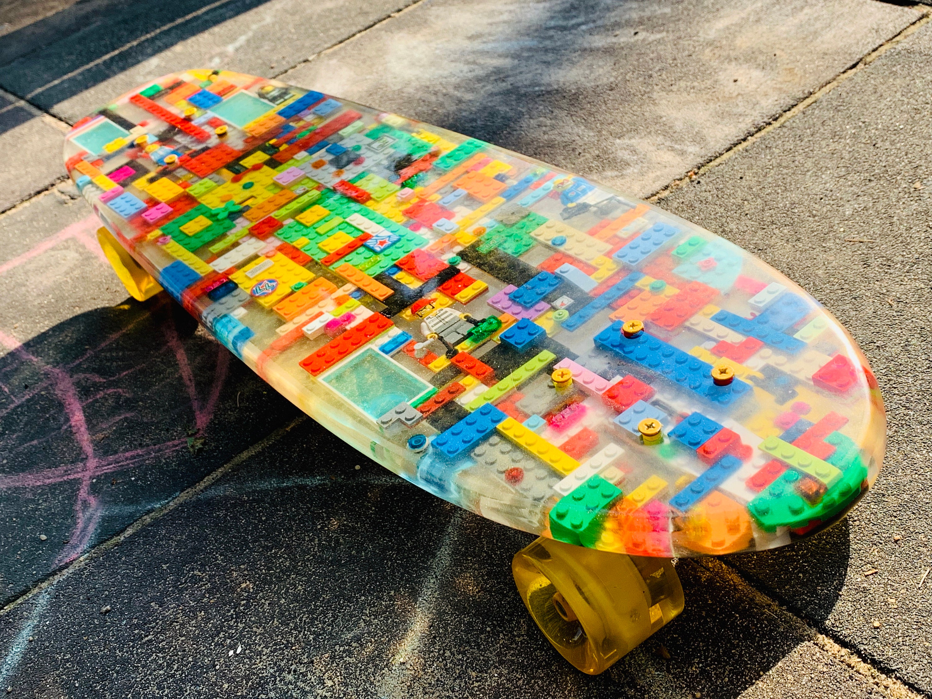 Skateboard & epoxy Etsy