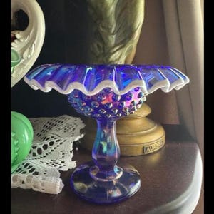Vintage Fenton Fairy Lamp – Base Only