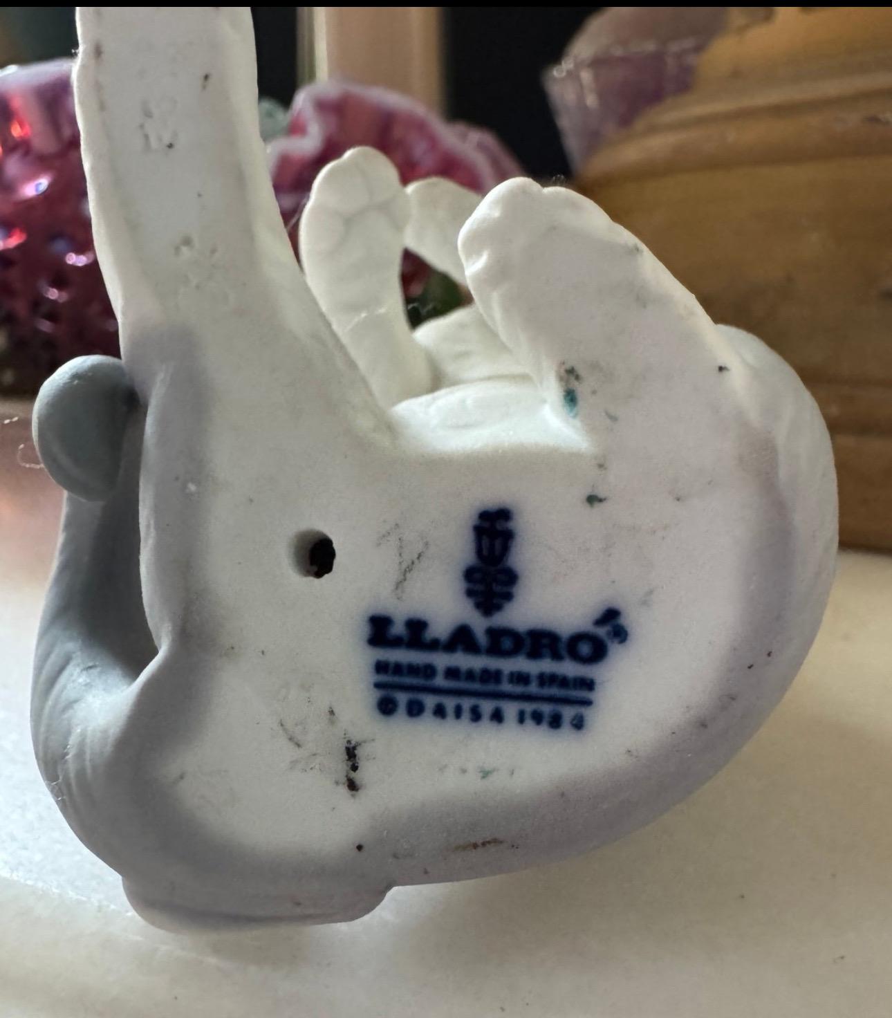 ヴィンテージ リヤドロ 猫とネズミの磁器製置物（1980年代） - Etsy 日本
