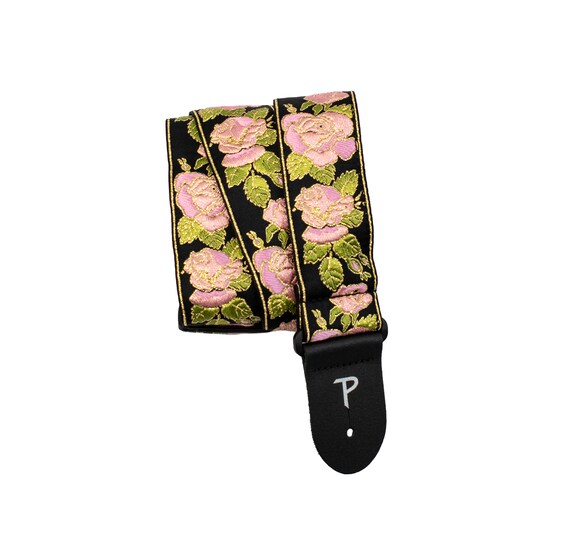 Rose Gold Guitar Strap 2.5 Jacquard Etsy