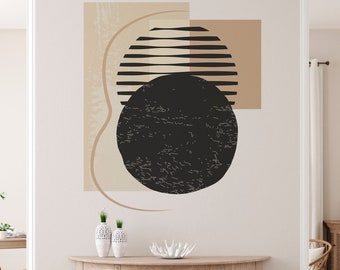 Geometric Wall Decal ILLUSION Sticker Art Decor Bedroom Design Mural interior design Buddha sacred geometry