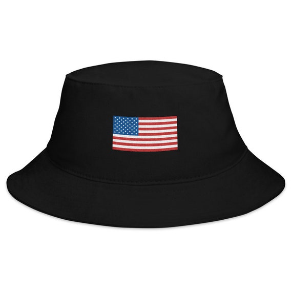 flag bucket hat