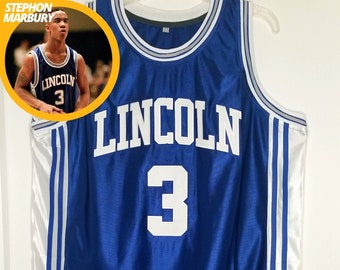 Stephon Marbury High School Basketball Jersey Lincoln Throwback Custom Retro Sports Fan Apparel Jersey Etsy